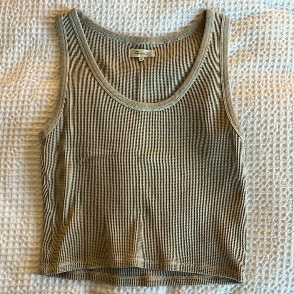 Madewell waffle tank